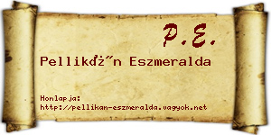 Pellikán Eszmeralda névjegykártya
